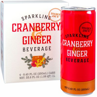 Sparkling Cranberry Ginger Beverage
