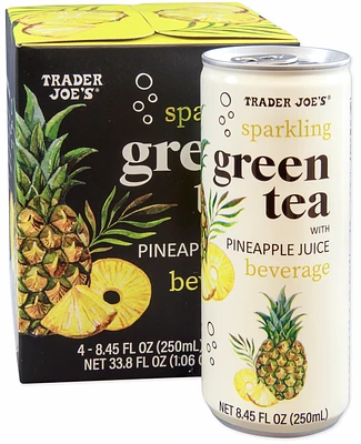 Sparkling Green Tea with Pineapple