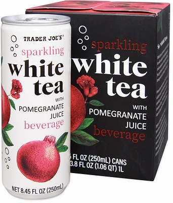 Sparkling White Tea with Pomegranate Juice