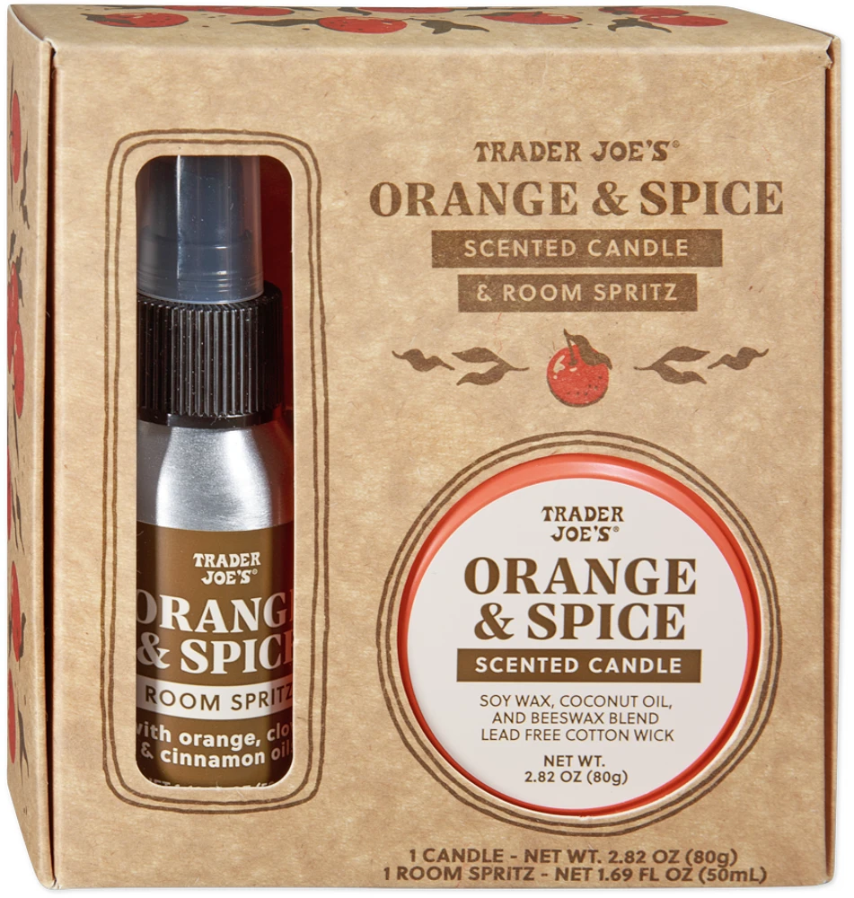 Orange & Spice Scented Candle & Room Spritz