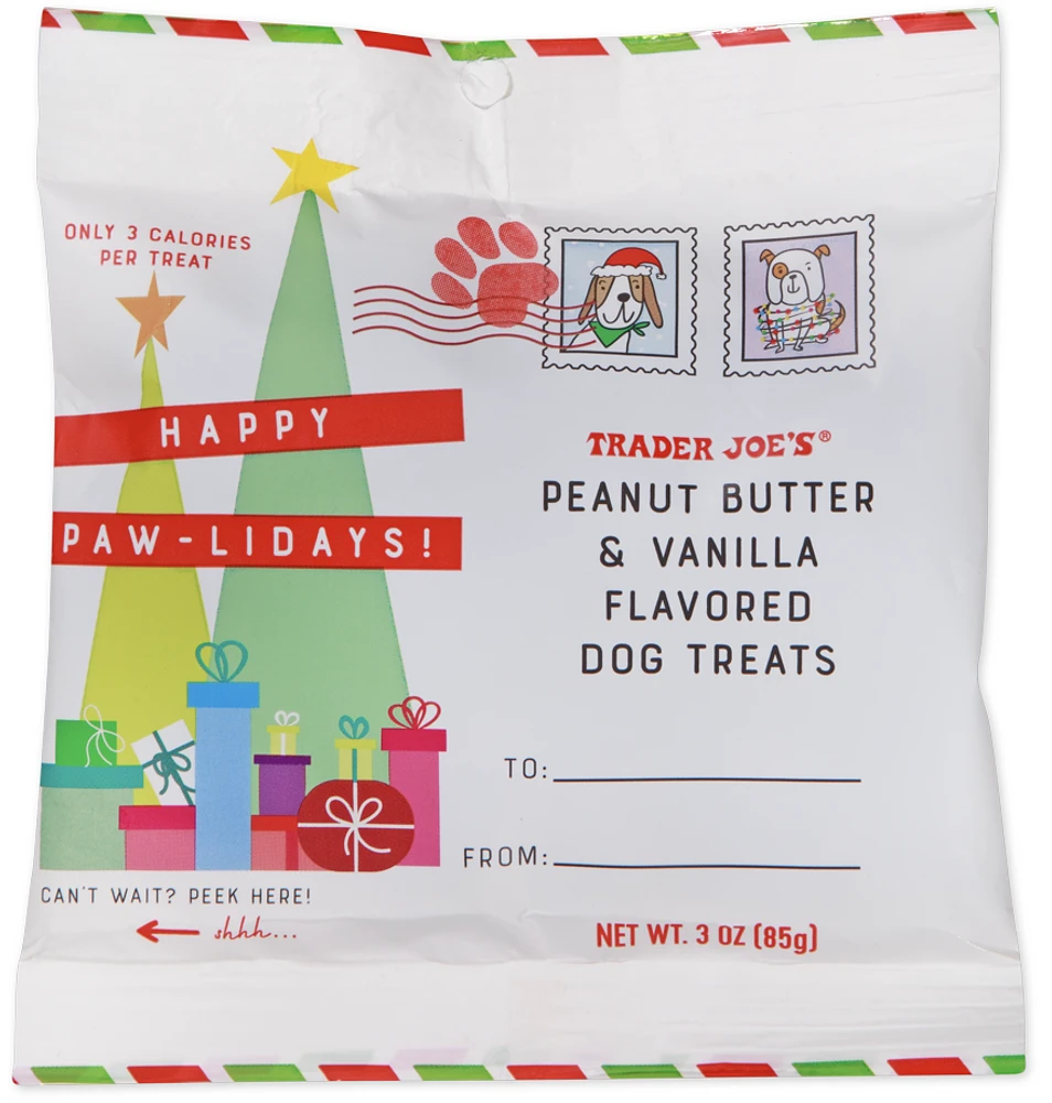 Peanut Butter & Vanilla Flavored Dog Treats