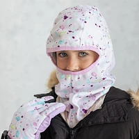 Lilac Terrazzo Fleece Balaclava (7-16Y)