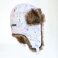 Lilac Terrazzo Trapper Hat (4-6Y)