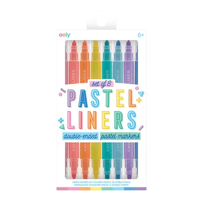 pastel liners dual tip markers