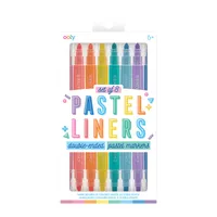 pastel liners dual tip markers