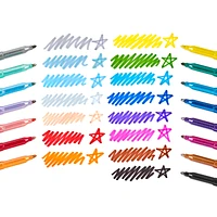 Rainbow Sparkle Glitter Markers - Set of 15