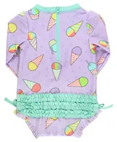 Snow Cones Long Sleeve One Piece Rash Guard