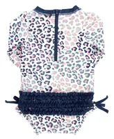 Cool Leopard Long Sleeve One Piece Rash Guard