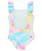 Rainbow Tie Dye Pinafore One Piece