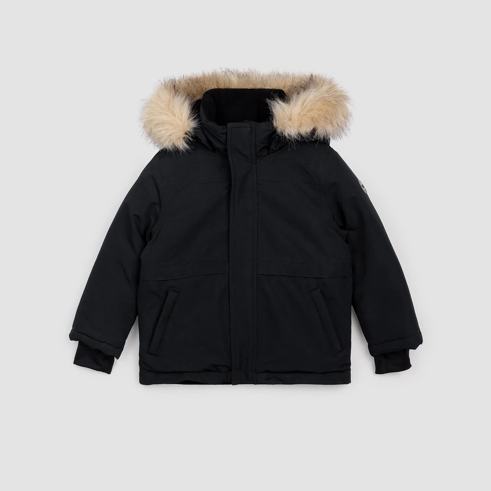 Black Hooded Parka