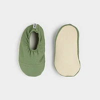 Pear Ribbed Swim Slippers