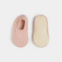 Rose Quartz Ribbed Swim Slippers