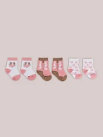 3-PACK SOFT DURABLE BABY SOCKS SET