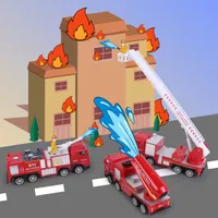 Kids Fire Truck Toys Play Set Emergency Rescue Firetrucks Vehicles Set