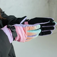 Pastel Ombre Ski Glove