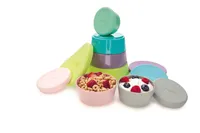 Stacking & Nesting Containers with Silicone Lids