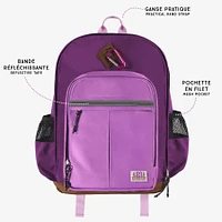 COLOR-BLOCK SCHOOL BAG -16L