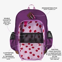 COLOR-BLOCK SCHOOL BAG -16L