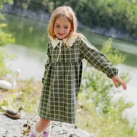 GREEN PLAID DRESS JERSEY, CHILD