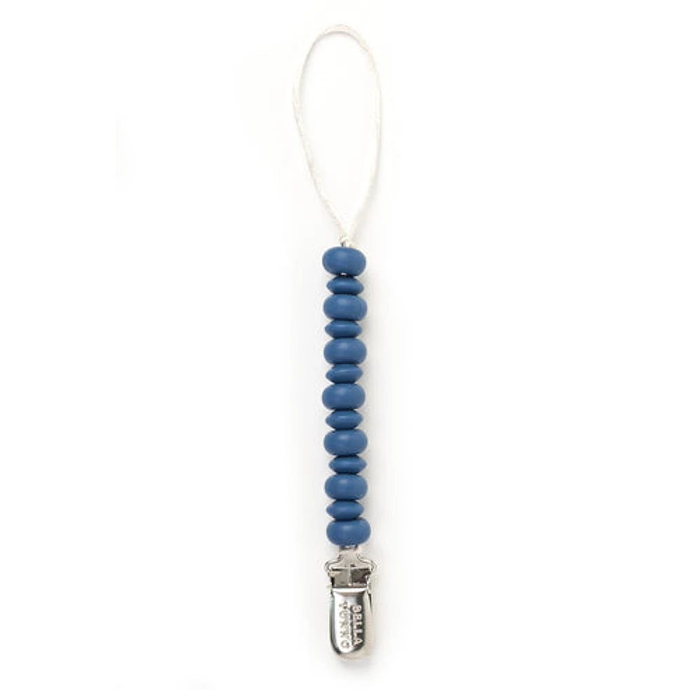 Navy Pacifier Clip