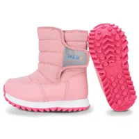 Kids Tall Puffy Winter Boots | Dusty Pink