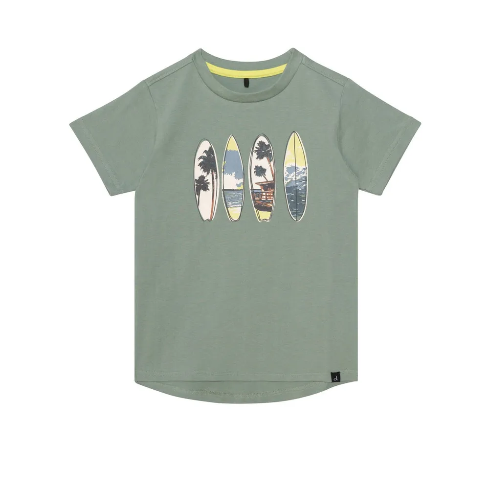 Jersey T-Shirt Greyish-Green