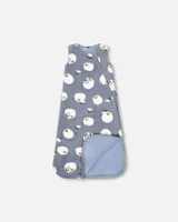 Printed Plush Sleep Sack Blue Bears