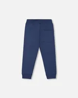 Fleece Sweatpants Indigo Blue