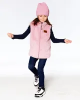 Reversible Sleeveless Jacket Old Pink