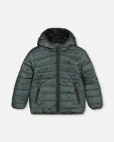 Quilted Transition Jacket Green