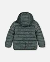 Quilted Transition Jacket Green