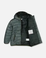 Quilted Transition Jacket Green