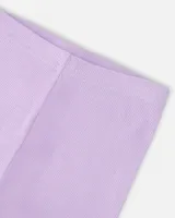 Rib Leggings Lilac