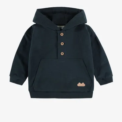 NAVY HOODIE FRENCH TERRY, BABY