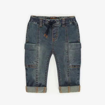 RELAXED FIT PANTS LIGHT DARK DENIM, BABY