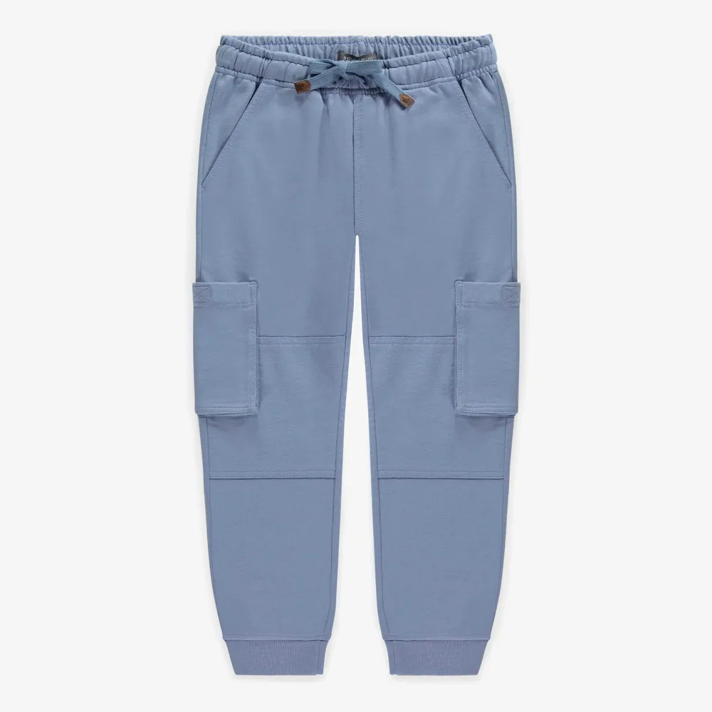 BLUE PANTS RELAXED FIT FRENCH TERRY, CHILD