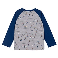 Boys long-sleeved t-shirt Royal