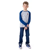 Boys long-sleeved t-shirt Royal