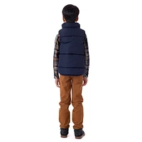 Sleeveless quilted jacket Boys Navy