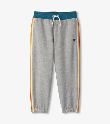 Athletic Grey Baggy Track Pants