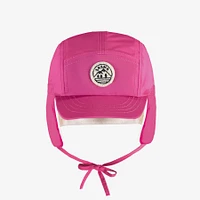 Pink winter cap polyester