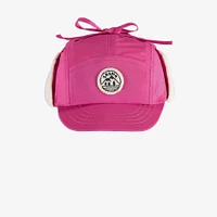 Pink winter cap polyester