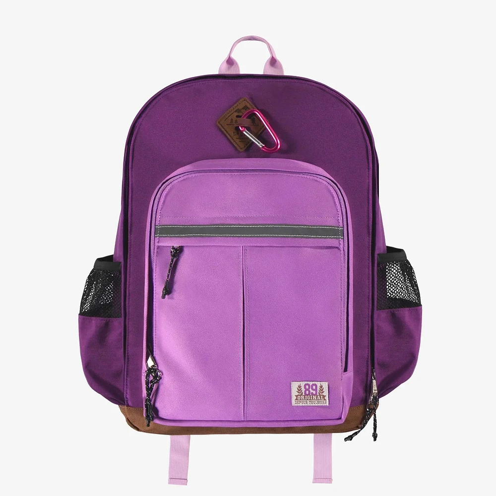 COLOR-BLOCK SCHOOL BAG -16L