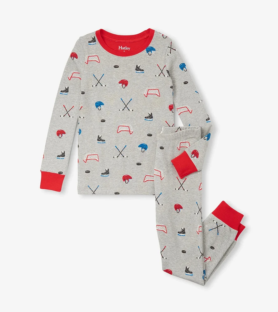 Hockey Organic Cotton Pajama Set