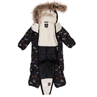 Baby Jayden one-piece snowsuit Boy Black