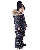 Baby Jayden one-piece snowsuit Boy Black