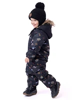 Baby Jayden one-piece snowsuit Boy Black