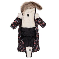 Mila Baby One-Piece Snowsuit Girl Black