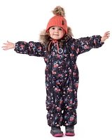 Mila Baby One-Piece Snowsuit Girl Black