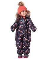 Mila Baby One-Piece Snowsuit Girl Black